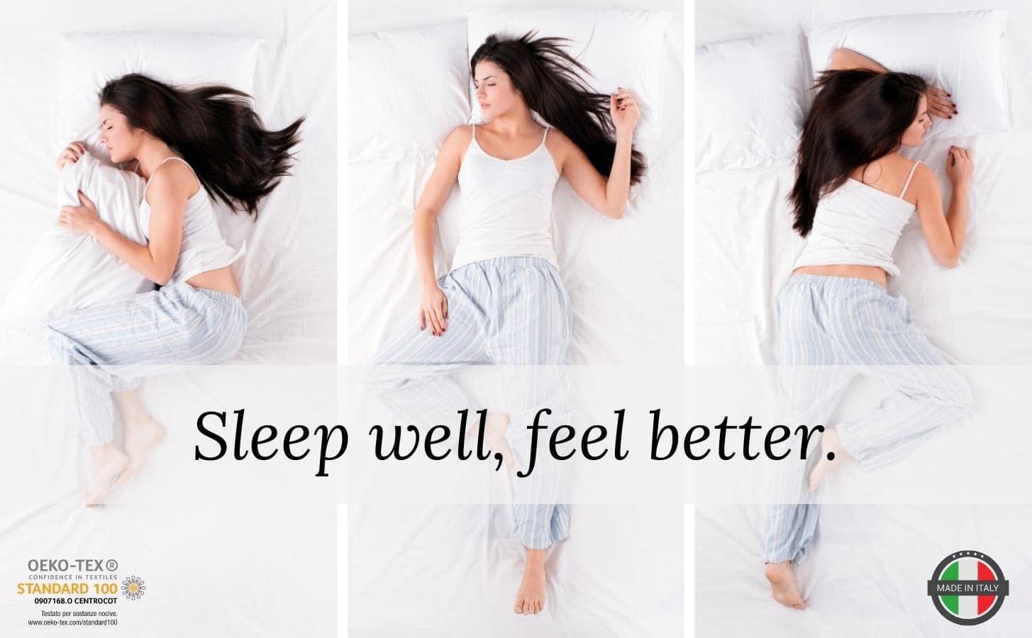 Sleep well, fell better.